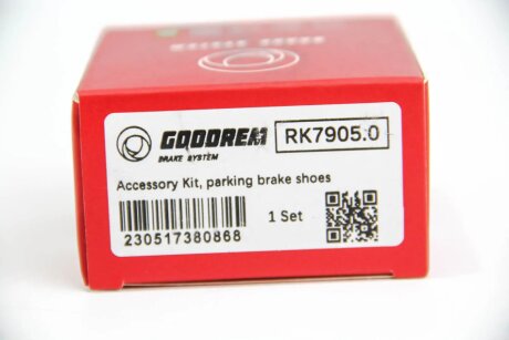Комплект монтажний барабанних гальм зад SPRINTER/CRAFTER 06- 180х25 goodrem RK79050