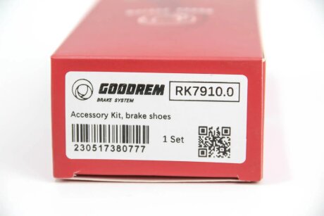 Монтажний к-кт барабанних гальм зад. KANGOO 97- 203х39 goodrem RK79100