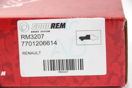 Гальмівний диск перед. Laguna (05-07) goodrem RM3207