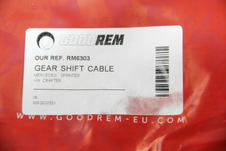 Трос кулисы Sprinter/Crafter 06- (1308/984+1307/1057) goodrem RM6303
