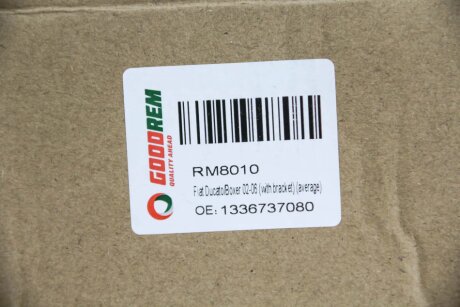 Ролик бокової двері Fiat Ducato/Boxer 02-06 (з кронштейном) (средн.) goodrem RM8010