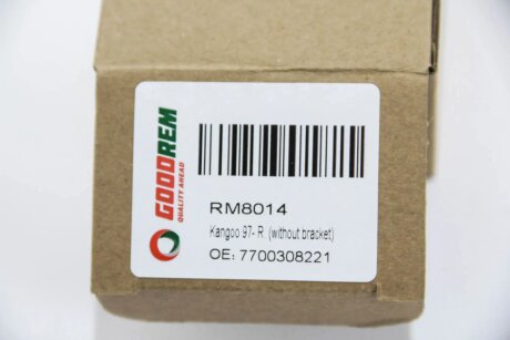 Ролик зсувних дверей (верхній) Kangoo 97- Пр.(без кронштейну) goodrem RM8014