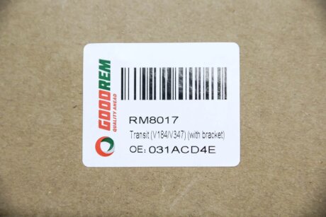 Ролик зсувних дверей (верхній) Transit (V184/V347)(з кроншт.) goodrem RM8017
