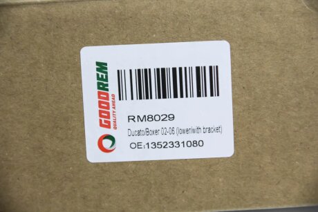 Ролик зсувних дверей Ducato/Boxer 02-06 (нижній/з кроншт.) goodrem RM8029