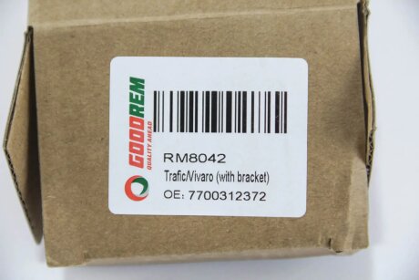 Ролик зсувних дверей Trafic/Vivaro 01- середній (з кронштейном) goodrem RM8042