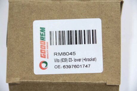 Ролик зсувних дверей Vito (639) 03- нижній (+кроншт) goodrem RM8045