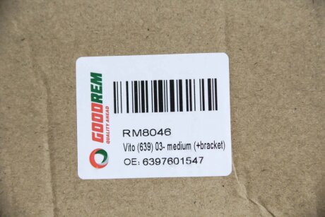 Ролик зсувних дверей Vito (639) 03- середній (+кроншт) goodrem RM8046