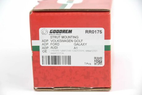 Підшипник опори амортизатора Caddy II 95>/Golf IV/Octavia goodrem RR0175