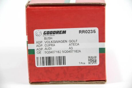 Сайлентблок переднього важеля (спереду) Caddy/Golf 03-/Jetta/Passat 05- goodrem RR0235