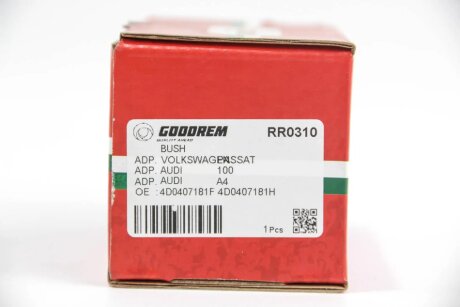 Сайлентблок переднього важеля Passat/A4/A6/Superb (зовн.) goodrem RR0310