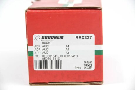 Сайлентблок заднього важеля (зверху) Audi A4 01-05 goodrem RR0327
