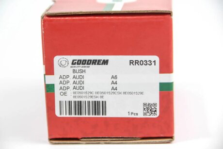 Сайлентблок важеля (зад./попереч.) Audi A4/A6 00-11 goodrem RR0331