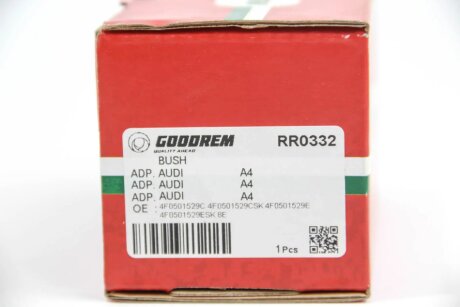 Сайлентблок важеля (зад./попереч.) Audi A4/A6 00-11 (зовні) goodrem RR0332
