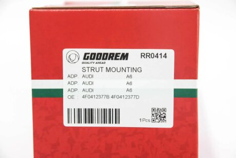 Опора амортизатора переднього A6/RS6/S6 04-11 goodrem RR0414