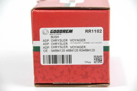 Сайлентблок переднього важеля (знизу) Voyager 95-08 goodrem RR1182