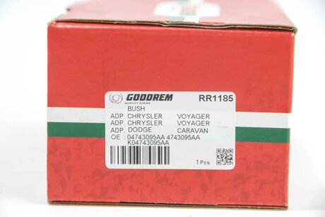 Сайлентблок важеля перед. (нижн./зад.) Voyager 00- Л. goodrem RR1185