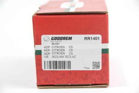 Сайлентблок перед. важеля (верхн./зовн.) Citroen C5/C6/Peugeot 407/508GT 04- goodrem RR1401