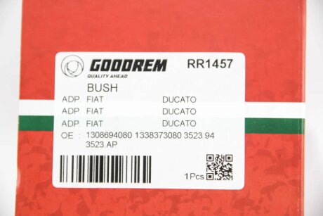 Сайлентблок переднього важеля Ducato/Boxer 94-06 (позаду) goodrem RR1457