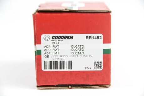 Сайлентблок переднього важеля Ducato/Boxer 06- передній goodrem RR1492