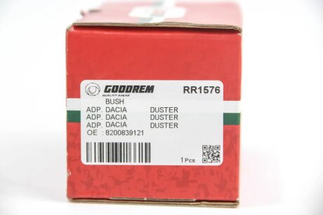 Сайлентблок важеля задн. Duster 4х4 1,5/1,6 dCi 10- goodrem RR1576
