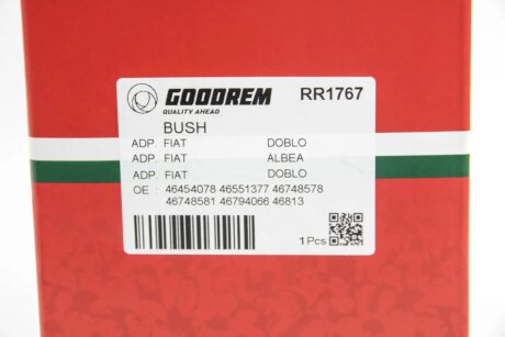 Сайлентблок переднього важеля (позаду) Doblo 01-10 Л. goodrem RR1767