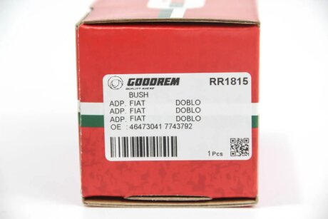 Сайлентблок ресори зад, Doblo 01- (зад) goodrem RR1815