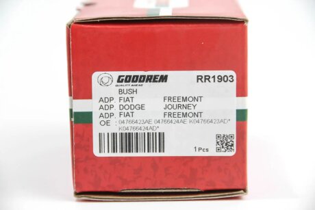 Сайлентблок переднього важеля (передній) Fiat Freemont 11- goodrem RR1903