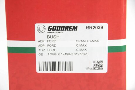 Сайлентблок важеля перед. Focus III/C-Max II 10- Л. goodrem RR2039
