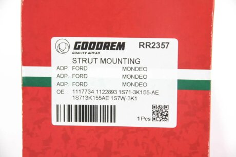 Опора амортизатора переднього Mondeo 00-07 goodrem RR2357