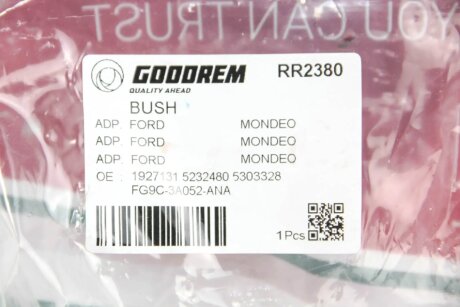 Сайлентблок важеля перед. Ford Mondeo V 14- (з кронштейном) Пр. goodrem RR2380