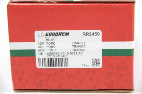 Втулка ресори Transit (V184) 00-06 (спереду) goodrem RR2459