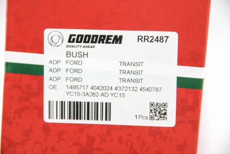 Сайлентблок переднього важеля Transit (V184) 00- (задній/великий) goodrem RR2487