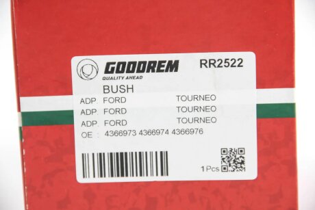 Сайлентблок важеля перед. Connect 02- (задній/в обоймі) goodrem RR2522