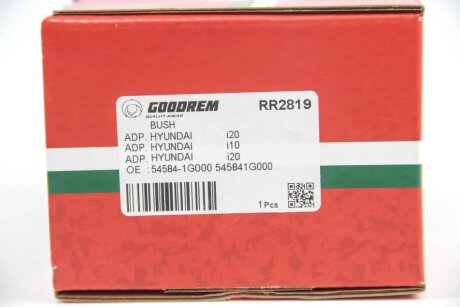 Сайлентблок важеля Tucson/Accent/Sportage 02- (перед/спереду) goodrem RR2819
