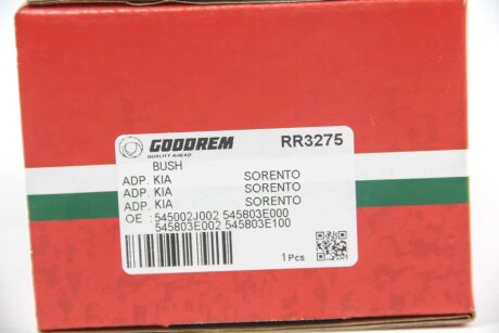Сайлентблок перед. важеля Kia Sorento 02-11 goodrem RR3275