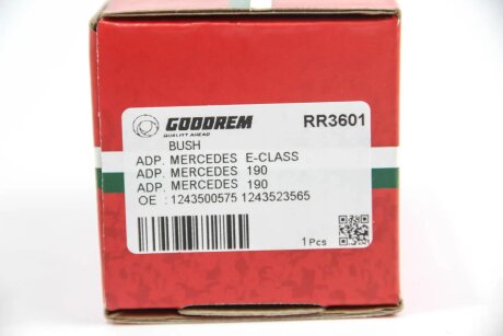 Сайлентблок заднього важеля MB W124/201/202/203/210 (+ втулка) goodrem RR3601