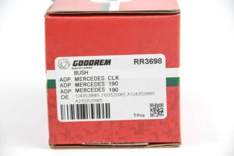 Сайлентблок заднього важеля MB W124/201/202/203/210 (без втулки) goodrem RR3698