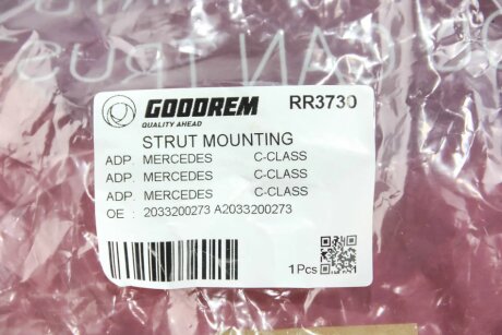 Опора амортизатора перед. MB C-class (W203) 00-08/CLK-class (C209) 02-09 goodrem RR3730