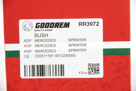 Втулка ресори зад. Sprinter 208/312 (в серьгу) goodrem RR3972