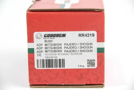 Сайлентблок переднього важеля (верх) Pajero Sport/L200 05- goodrem RR4219