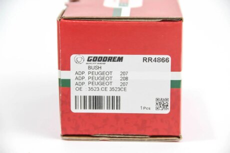 Сайлентблок перед. важеля Citroen C3 09-/Peugeot 207 06-15/208 12- (передній) goodrem RR4866