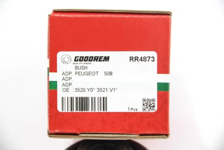 Сайлентблок переднього важеля Citroen C5 08-/C6 05-/Peugeot 407 04-10/508 10-18 (передній) goodrem RR4873