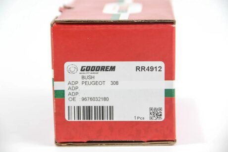 Сайлентблок переднього важеля (знизу/спереду) Citroen C4/Peugeot 308/3008 13- goodrem RR4912