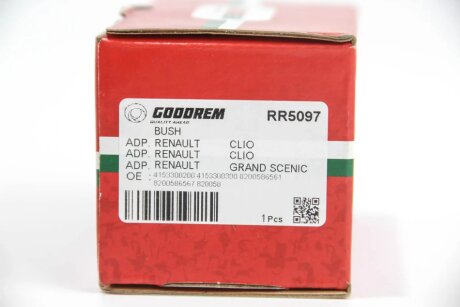 Сайлентблок переднього важеля Megane/Scenic 03- (позаду) goodrem RR5097