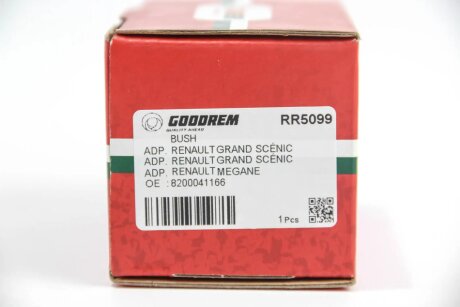 Сайлентблок переднього важеля Megane/Scenic 03- (позаду) goodrem RR5099