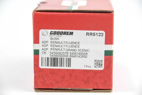 Сайлентблок важеля (переднього/спереду) Renault Megane/Scenic 09- goodrem RR5122