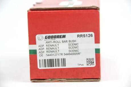 Сайлентблок балки задньої Renault Scenic / Megane 08- goodrem RR5126