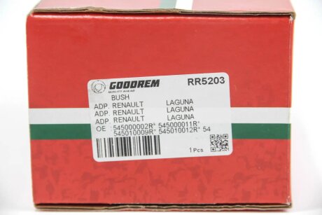 Сайлентблок важеля перед. Laguna III 07- (задній) goodrem RR5203