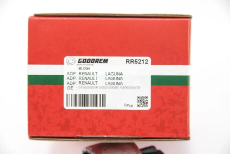 Сайлентблок переднього важеля позаду знизу RENAULT Laguna 12- goodrem RR5212