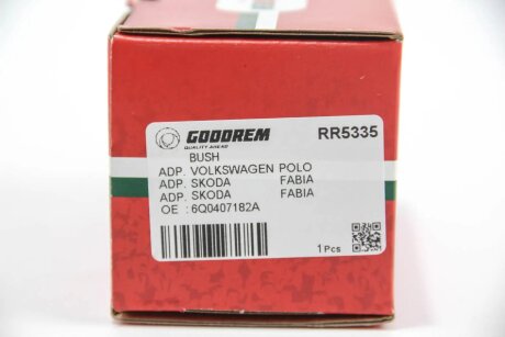 Сайлентблок переднього важеля Polo 01-/Fabia 00-08 (передній) goodrem RR5335